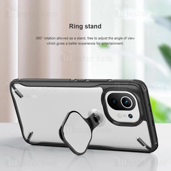 قاب محافظ نیلکین شیائومی Xiaomi Mi 11 Nillkin Cyclops Case دارای استند و محافظ دوربین