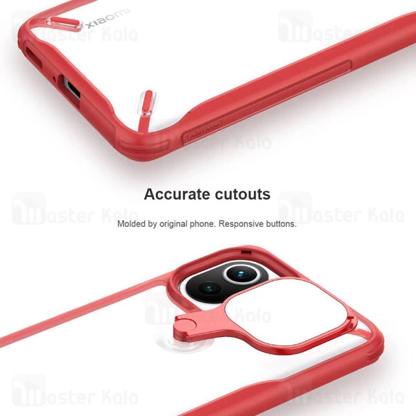 قاب محافظ نیلکین شیائومی Xiaomi Mi 11 Nillkin Cyclops Case دارای استند و محافظ دوربین