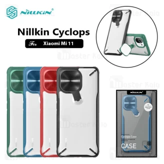 قاب محافظ نیلکین شیائومی Xiaomi Mi 11 Nillkin Cyclops Case دارای استند و محافظ دوربین