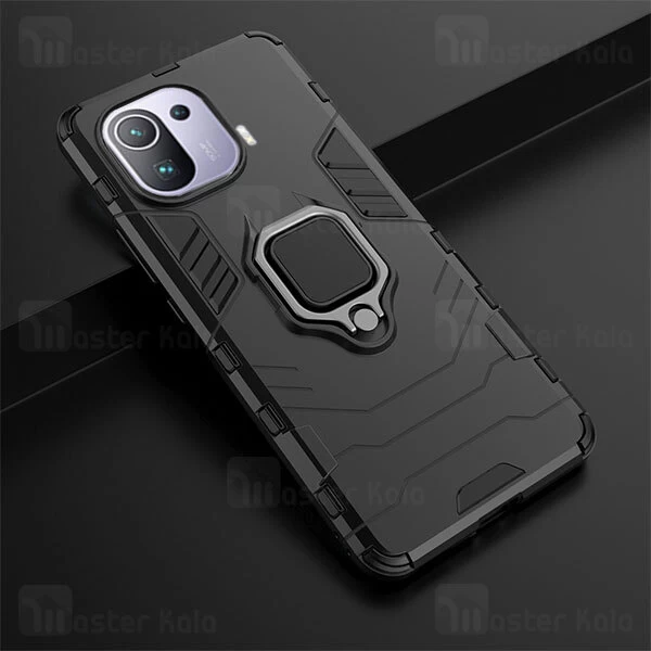 قاب ضد ضربه Xiaomi Mi 11 Pro KEYSION Shockproof Armor Ring Holder Case