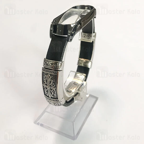 بند مچ بند هوشمند شیائومی Xiaomi Mi Band 5 Leather Bracelet Strap Band
