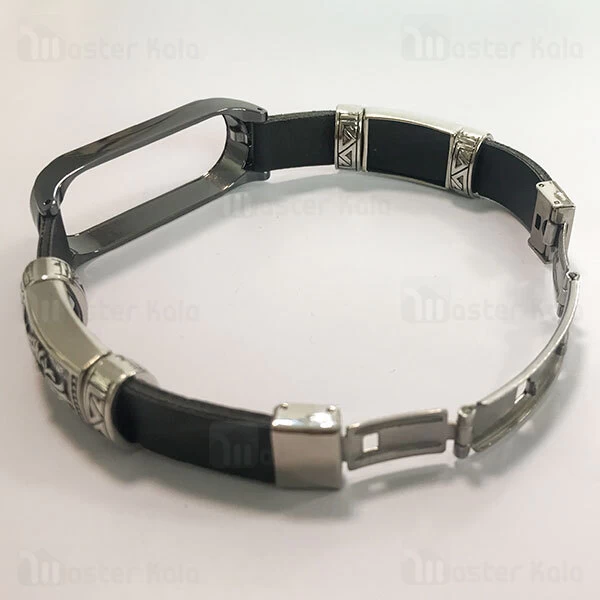 بند مچ بند هوشمند شیائومی Xiaomi Mi Band 5 Leather Bracelet Strap Band