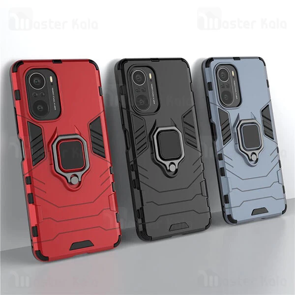 قاب ضد ضربه Xiaomi Poco F3 / Redmi K40 / K40 Pro / K40 Pro Plus / Mi 11i Ultra KEYSION Shockproof Armor Ring Holder Case