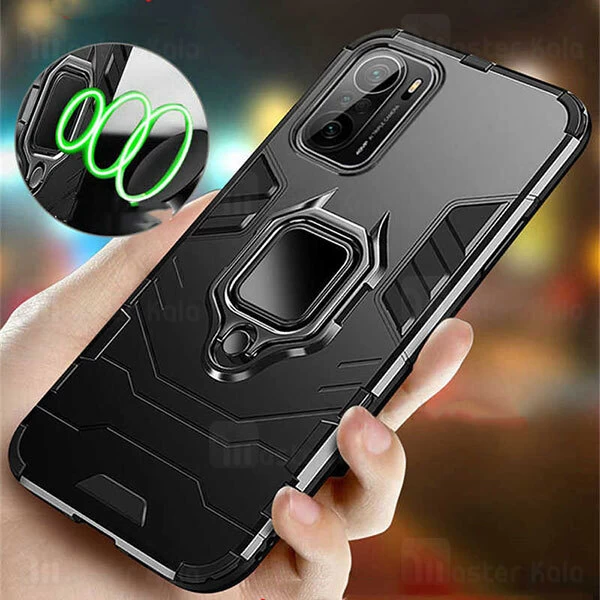 قاب ضد ضربه Xiaomi Poco F3 / Redmi K40 / K40 Pro / K40 Pro Plus / Mi 11i Ultra KEYSION Shockproof Armor Ring Holder Case