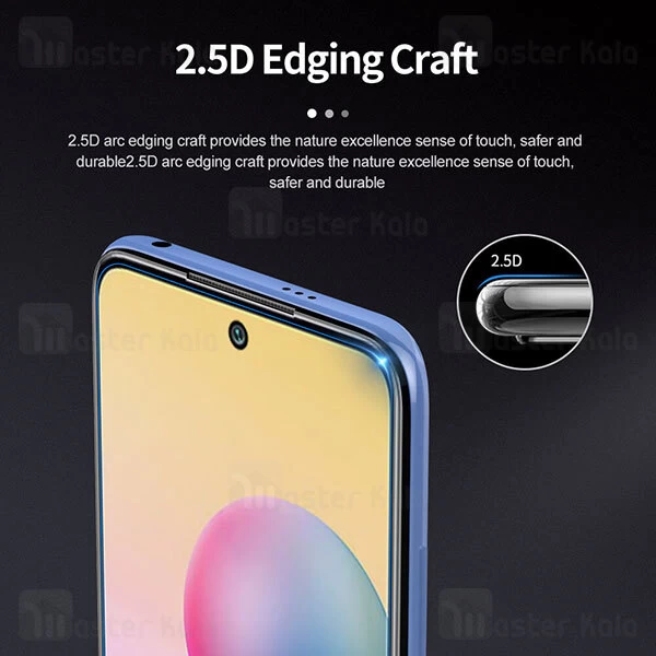 گلس نیلکین Xiaomi Redmi Note 10 5G / Poco M3 Nillkin H Plus Pro Glass