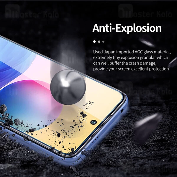 گلس نیلکین Xiaomi Redmi Note 10 5G / Poco M3 Nillkin H Plus Pro Glass