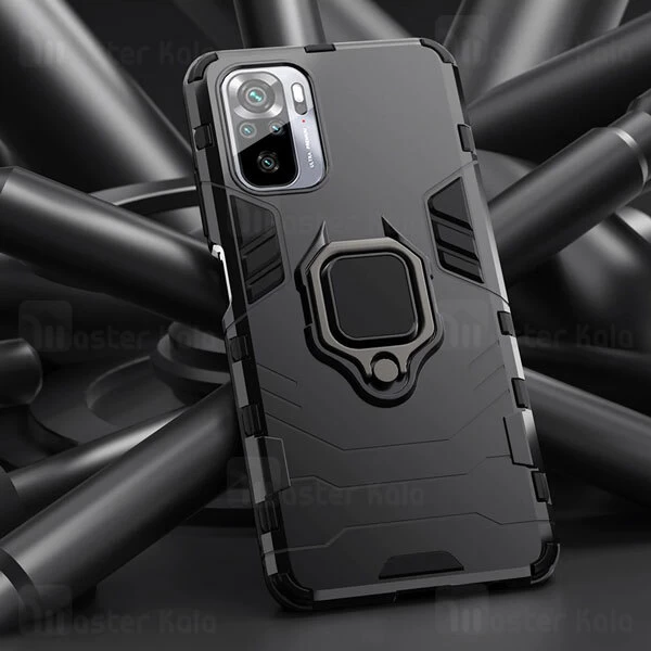 قاب ضد ضربه Xiaomi Redmi Note 10 / Note 10S KEYSION Shockproof Armor Ring Holder Case