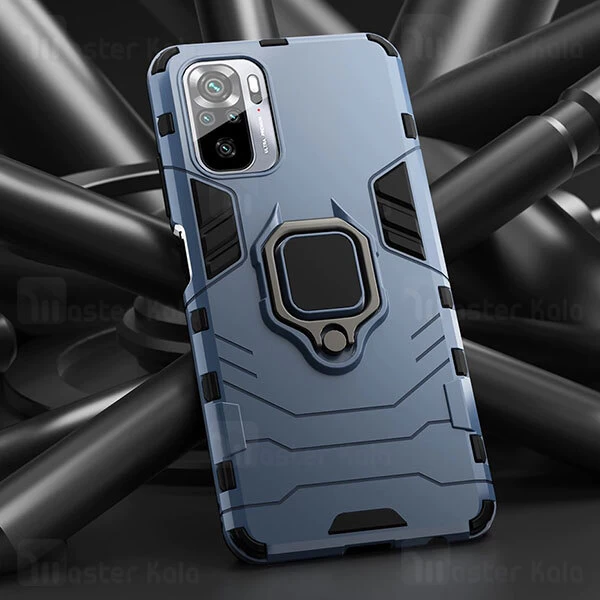 قاب ضد ضربه Xiaomi Redmi Note 10 / Note 10S KEYSION Shockproof Armor Ring Holder Case
