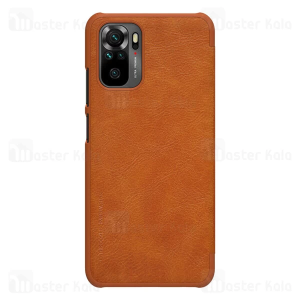 کیف چرمی نیلکین شیائومی Xiaomi Redmi Note 10 / Redmi Note 10S Nillkin Qin Leather Case