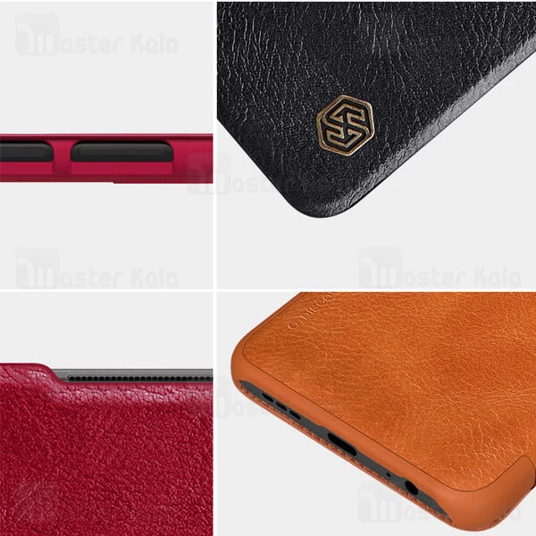 کیف چرمی نیلکین شیائومی Xiaomi Redmi Note 10 / Redmi Note 10S Nillkin Qin Leather Case