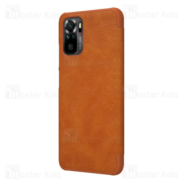 کیف چرمی نیلکین شیائومی Xiaomi Redmi Note 10 / Redmi Note 10S Nillkin Qin Leather Case