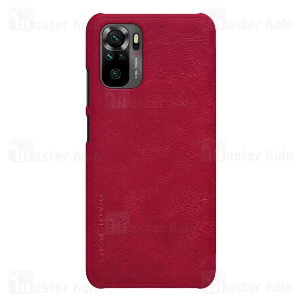 کیف چرمی نیلکین شیائومی Xiaomi Redmi Note 10 / Redmi Note 10S Nillkin Qin Leather Case