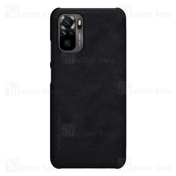 کیف چرمی نیلکین شیائومی Xiaomi Redmi Note 10 / Redmi Note 10S Nillkin Qin Leather Case
