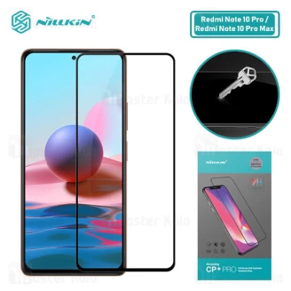 محافظ صفحه نمایش شیشه ای تمام صفحه تمام چسب Xiaomi Redmi Note 10 Pro / 10 Pro Max Nillkin CP+ Pro