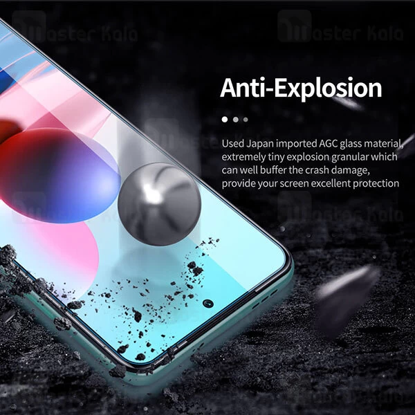 گلس نیلکین Xiaomi Redmi Note 10 / Redmi Note 10S Nillkin H Plus Pro Glass