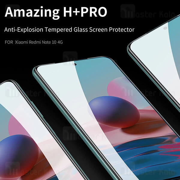 گلس نیلکین Xiaomi Redmi Note 10 / Redmi Note 10S Nillkin H Plus Pro Glass