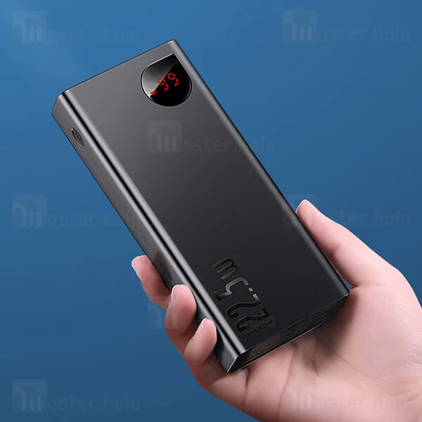 پاوربانک 30000 فست شارژ بیسوس Baseus Adaman Metal Digital Display QC3.0 PPIMDA-C0A توان 22.5 وات