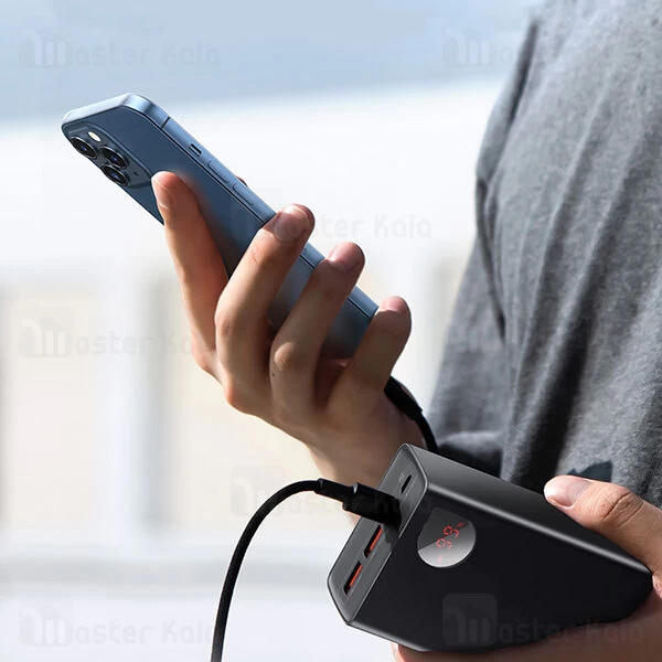 پاوربانک 30000 فست شارژ بیسوس Baseus Adaman Metal Digital Display QC3.0 PPIMDA-C0A توان 22.5 وات