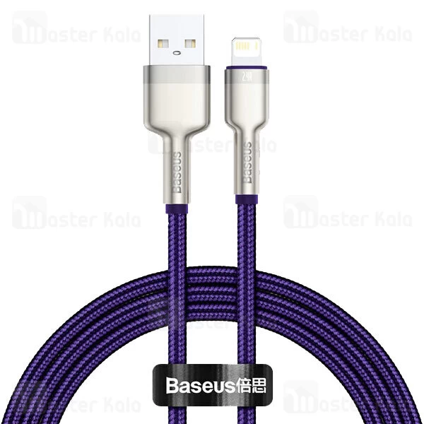 کابل لایتنینگ Baseus Cafule Series Metal CALJK-B01 Lightning 2m 2.4A