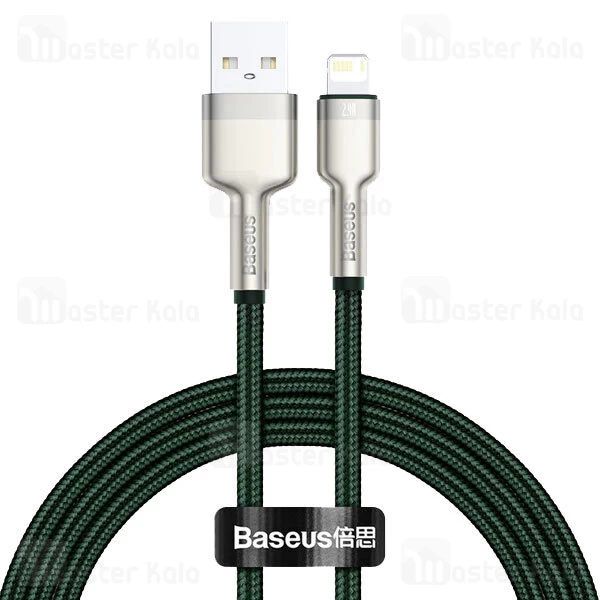 کابل لایتنینگ Baseus Cafule Series Metal CALJK-B01 Lightning 2m 2.4A