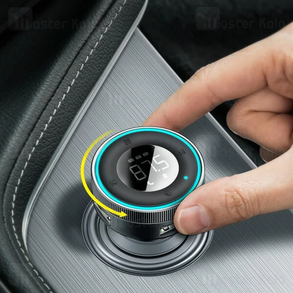 شارژر فندکی و پخش کننده بلوتوث بیسوس Baseus Enjoy Car Wireless MP3 Charger CCLH-01 توان 17 وات