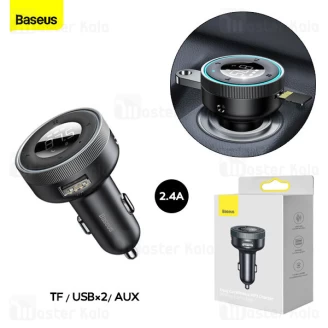 شارژر فندکی و پخش کننده بلوتوث بیسوس Baseus Enjoy Car Wireless MP3 Charger CCLH-01 توان 17 وات