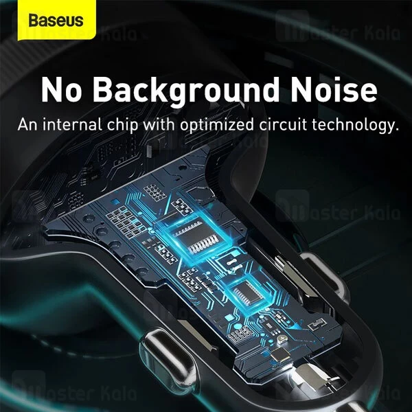 شارژر فندکی و پخش کننده بلوتوث بیسوس Baseus Enjoy Car Wireless MP3 Charger CCLH-01 توان 17 وات