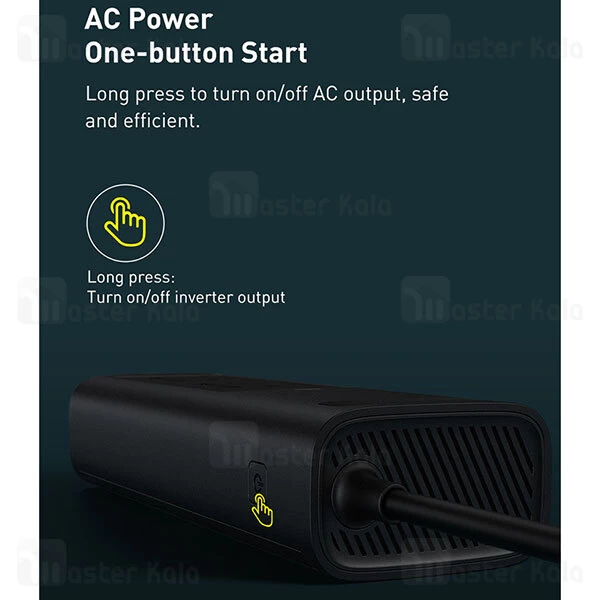 چند راهی خودرو بیسوس Baseus In-car Inverter 150W CRNBQ-A01 شارژر فندکی