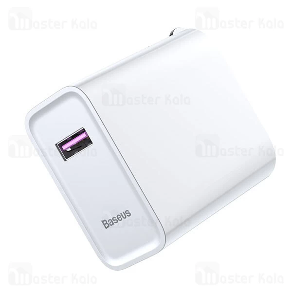 شارژر دیواری فست شارژ بیسوس Baseus Speed Huawei Super Charge Single U CAFS-01 توان 22.5 وات