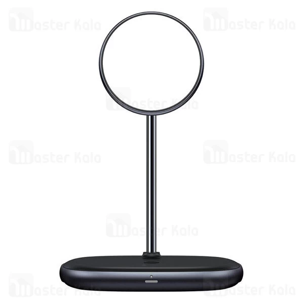 هولدر و شارژر وایرلس بیسوس Baseus Swan 2-in-1 Wireless Magnetic Charger WXSW-C01 توان 20 وات