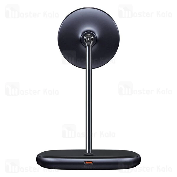 هولدر و شارژر وایرلس بیسوس Baseus Swan 2-in-1 Wireless Magnetic Charger WXSW-C01 توان 20 وات