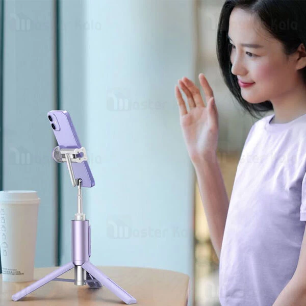 مونوپاد و سه پایه بلوتوثی Baseus Traveler Bluetooth Tripod Selfie Stick ZPBL000002