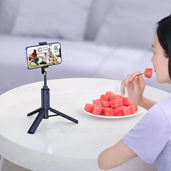 مونوپاد و سه پایه بلوتوثی Baseus Traveler Bluetooth Tripod Selfie Stick ZPBL000002