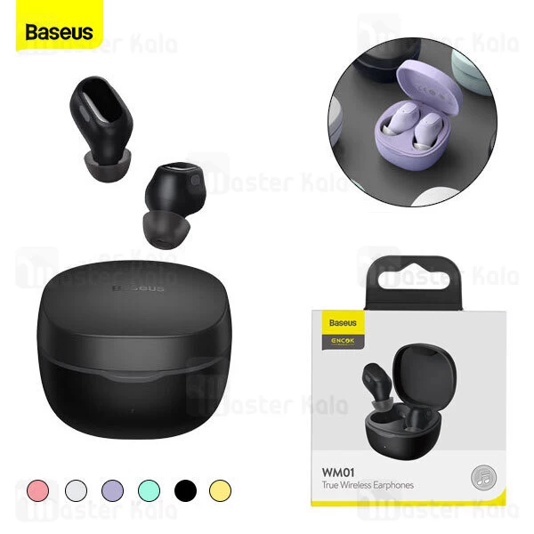 هندزفری بلوتوث دوگوش بیسوس Baseus Encok WM01 True Wireless Earphones NGWM01-01
