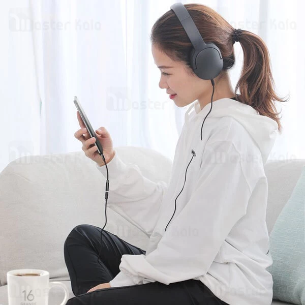 کابل تبدیل Lightning به پورت AUX بیسوس Baseus iP Male to 3.5mm Female L3.5 Adapter CALL3-01 