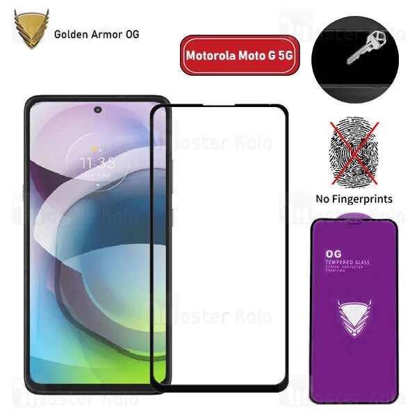 گلس تمام صفحه Motorola Moto G 5G OG Gold Armor 2.5D Full Screen Protector