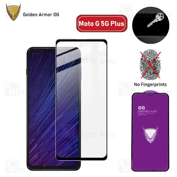 گلس تمام صفحه Motorola Moto G 5G Plus OG Gold Armor 2.5D Full Screen Protector