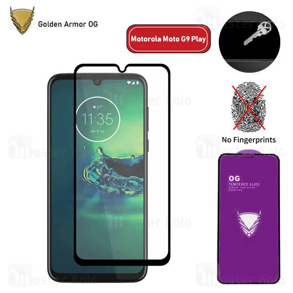 گلس تمام صفحه Motorola Moto G9 Play OG Gold Armor 2.5D Full Screen Protector