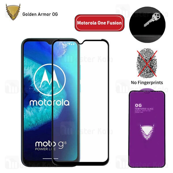 گلس تمام صفحه Motorola One Fusion OG Gold Armor 2.5D Full Screen Protector