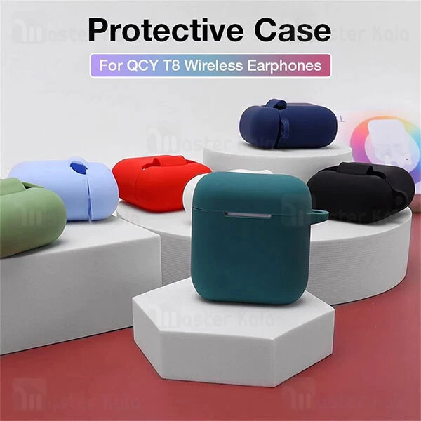 کاور سیلیکونی QCY T8 Earphone Protective Silicone Case