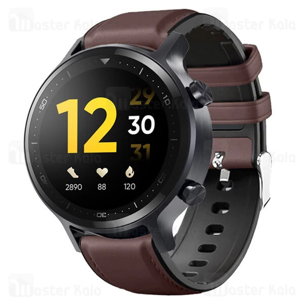 بند چرمی ساعت هوشمند Realme Watch S / Watch S Pro Smart Watch Leather Strap