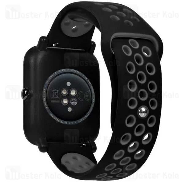 بند سیلیکونی طرح نایکی Xiaomi Amazfit Bip U / Bip U Pro / Bip S Strap Double Colour Silicone Band