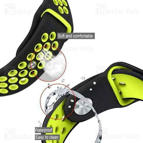 بند سیلیکونی طرح نایکی Xiaomi Amazfit Bip U / Bip U Pro / Bip S Strap Double Colour Silicone Band