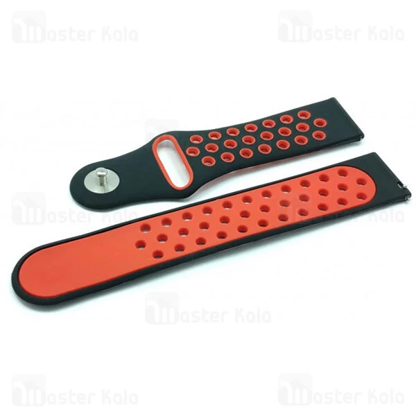 بند سیلیکونی طرح نایکی Xiaomi Amazfit Bip U / Bip U Pro / Bip S Strap Double Colour Silicone Band