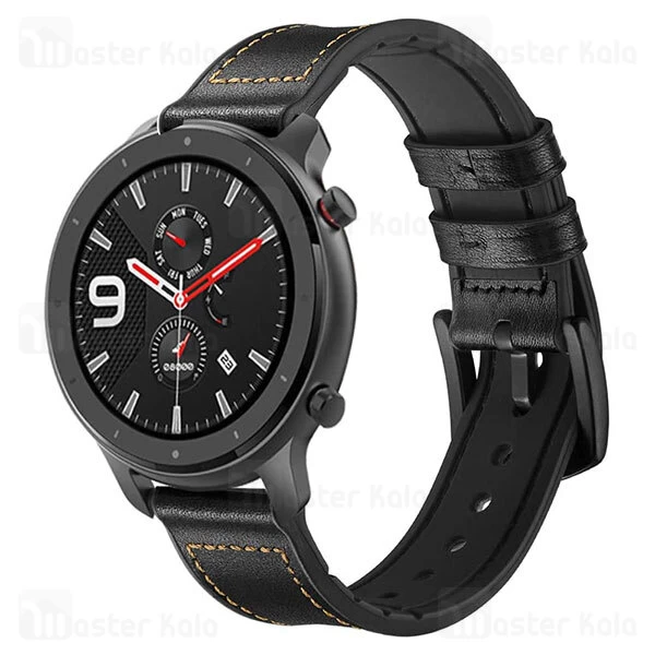 بند چرمی ساعت هوشمند Xiaomi Amazfit GTR 42mm Smart Watch Leather Strap