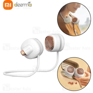 پنکه دور گردنی شیائومی Xiaomi Deerma DEM-GB100 Pocket Mini Neck Fan دارای دو فن