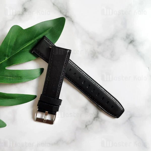 بند چرمی ساعت هوشمند Xiaomi Haylou LS05 / RT LS05S Smart Watch Leather Strap