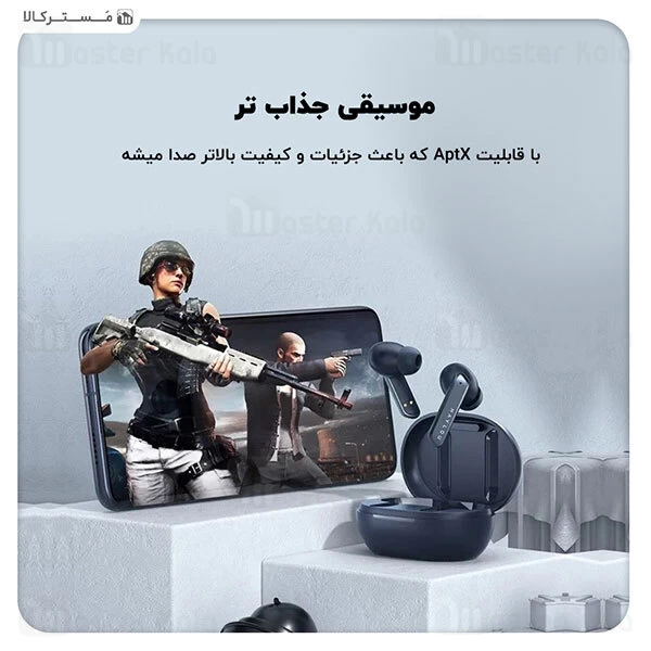 ﻿هندزفری بلوتوث Xiaomi Haylou W1 AptX CVC8 TWS Earphones