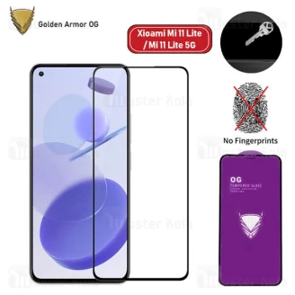 محافظ صفحه شیشه ای تمام صفحه تمام چسب OG شیائومی Xiaomi Mi 11 Lite / Mi 11 Lite 5G OG 2.5D Glass