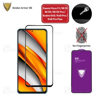 محافظ صفحه شیشه ای تمام صفحه تمام چسب OG شیائومی Xiaomi Mi 11i / 11X / 11X Pro / Poco F3 / Redmi K40